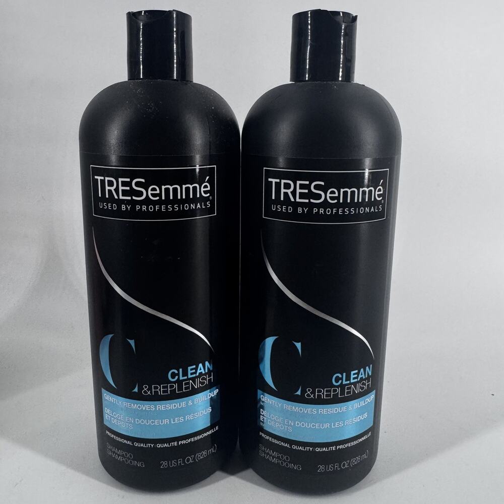 TRESemme Clean & Replenish Shampoo, 28 fl oz Discontinued New Set of 2